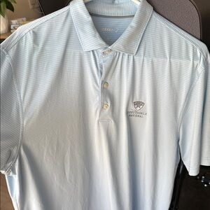 Johnnie-O Blue Polo Shirt Classic Design